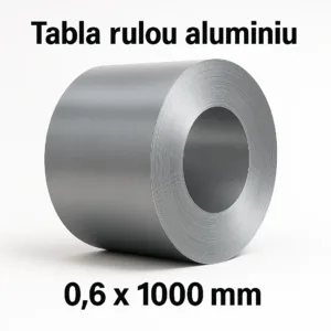 tabla rulou aluminiu 0.6x1000mm aliaj 1050A pentru acoperișuri și construcții