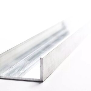 Profil U aluminiu 40x80x40x3mm EN AW-6060 T6 AlMgSi0.5 6000mm - bara canal standard industrial