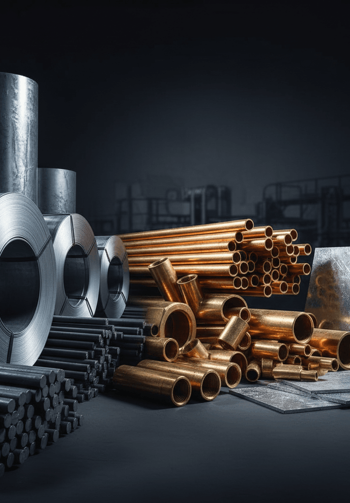 Aluminiu alama cupru inox